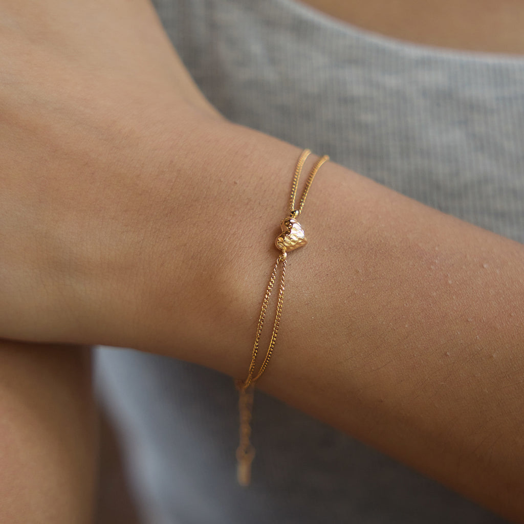 Waterproof Dainty Double-Chain Charm Bracelets