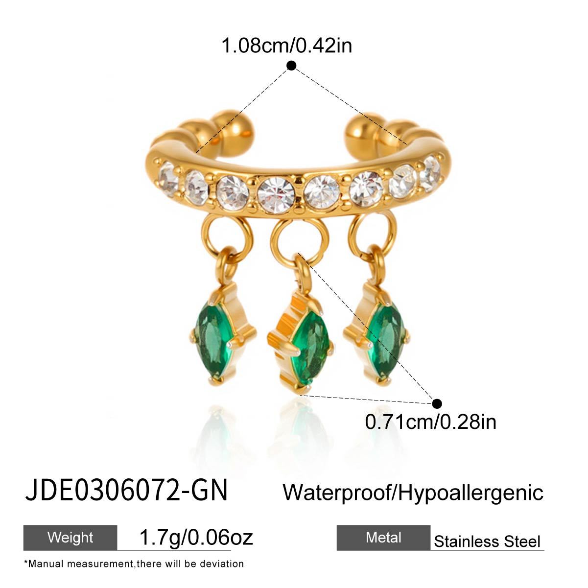 Waterproof Non-Piercing Ear Cuff Collection