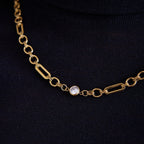 Waterproof Gold Chunky Link Choker