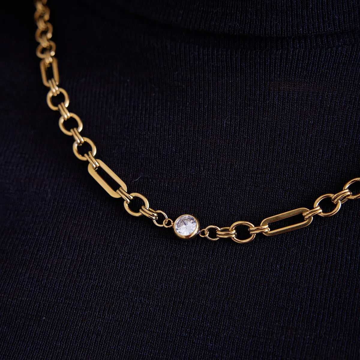 Waterproof Gold Chunky Link Choker