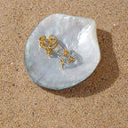 Waterproof Celestial Starburst Multi-Layer Zirconia Open Ring