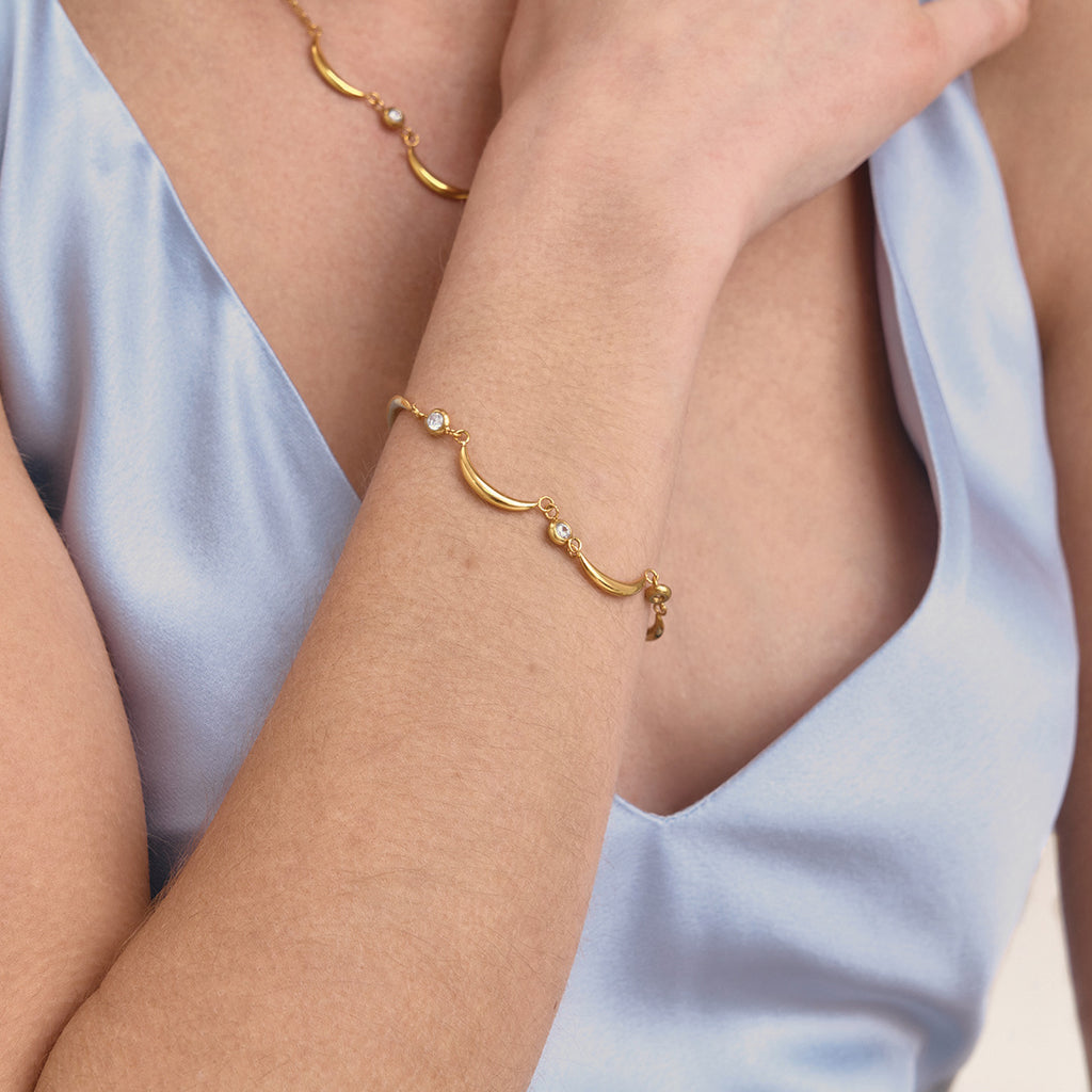 Waterproof Star Moon Bracelet