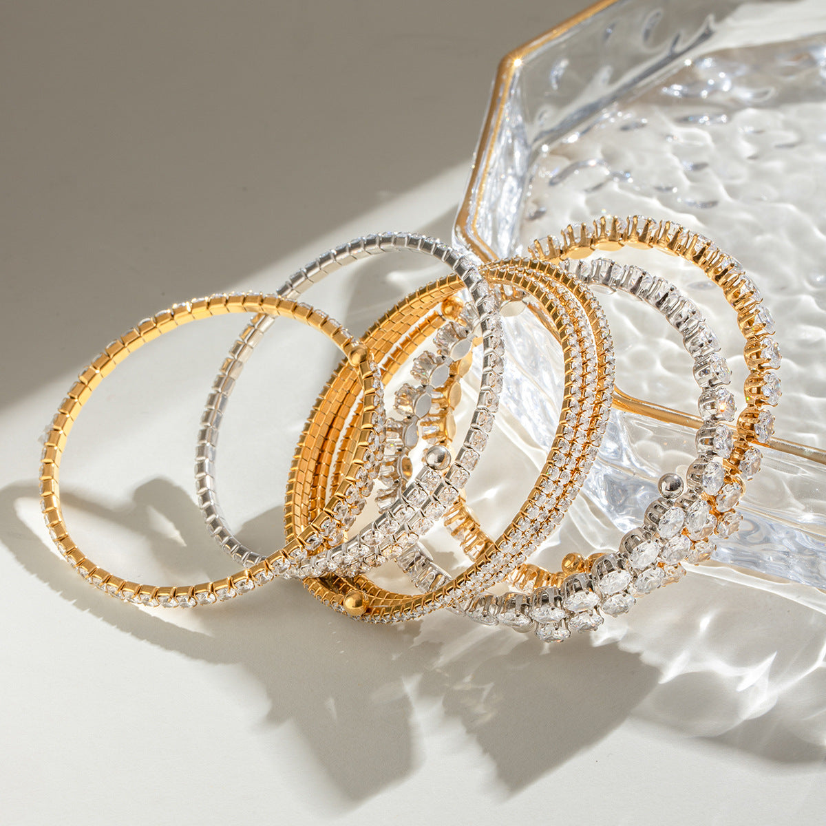Waterproof Shining Open Bracelet