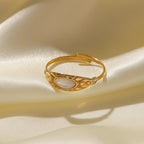 Vintage Waterproof Adjustable Ring