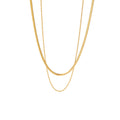 Everyday Layered Chain Waterproof Necklace