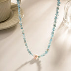 Waterproof Crushed Stone Necklace