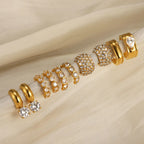 Waterproof No-Piercing Chunky CZ Ear Cuffs