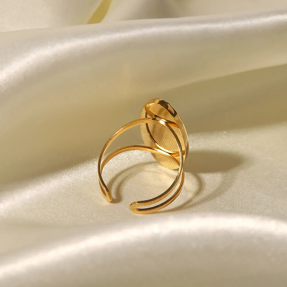 Waterproof Mother of Pearl Ring