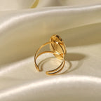 Waterproof Mother of Pearl Ring