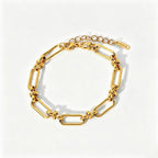 Ribbed Texture Open Cuff Bangle | Waterproof 18K Gold Plated