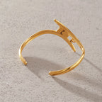 Waterproof Trio CZ Cuff Bracelet