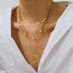 Waterproof Cross Pendant Necklace