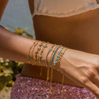 Boho Stackable Bracelet | Waterproof 18K Gold