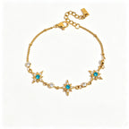 Boho Stackable Bracelet | Waterproof 18K Gold