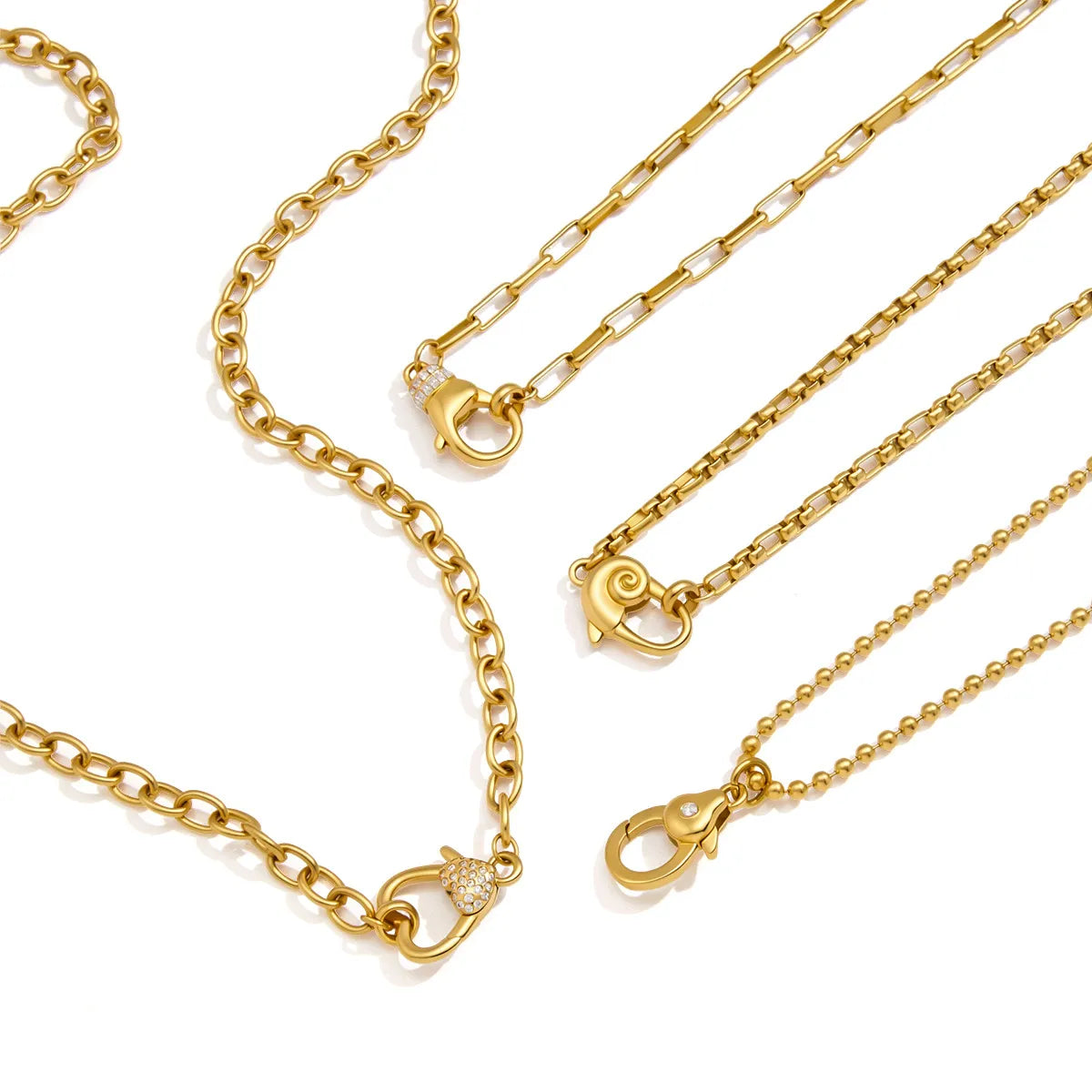 DIY Charm Necklace System | Waterproof Stainless Steel & Zirconia Interchangeable Jewelry