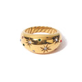 Waterproof Chunky Star Dome Ring
