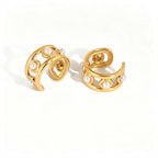 Non-Piercing Ear Cuff Set | Waterproof 18K Gold