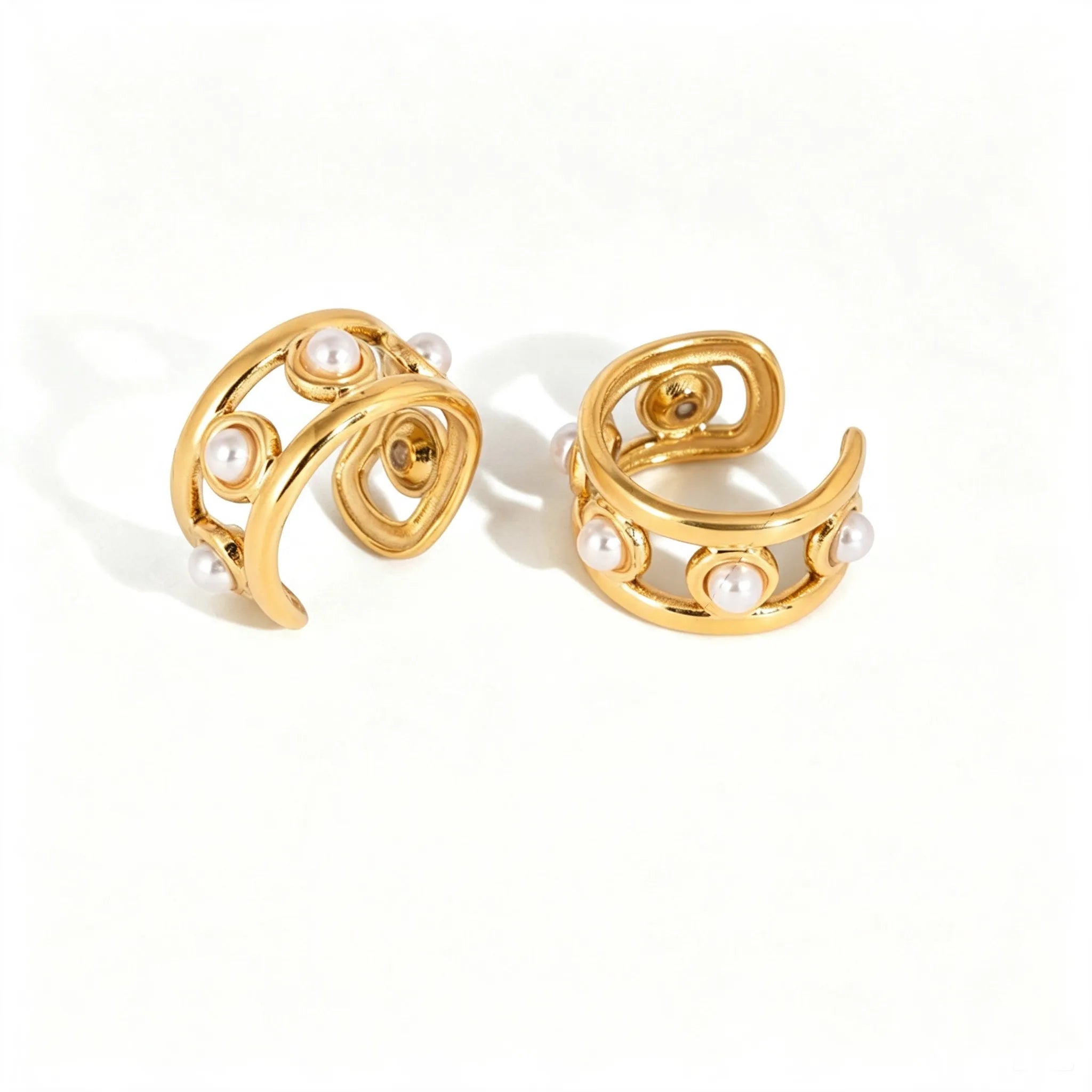 Non-Piercing Ear Cuff Set – Waterproof Stainless Steel
