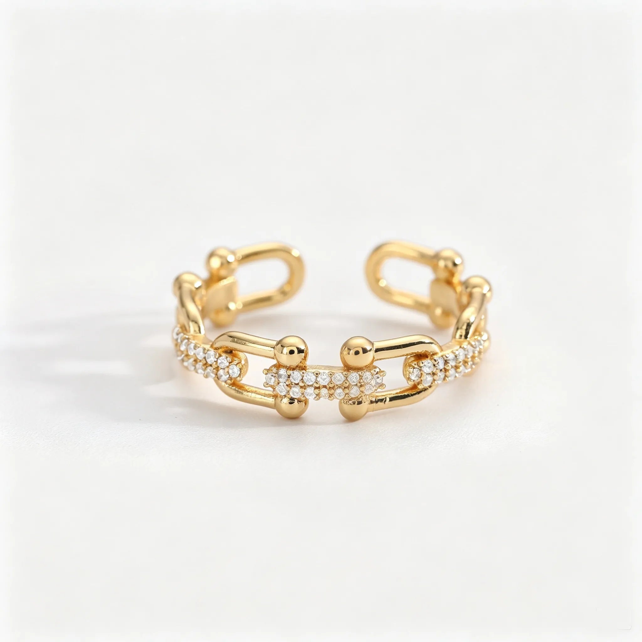 Minimalist Open Band Ring – Waterproof Stainless Steel