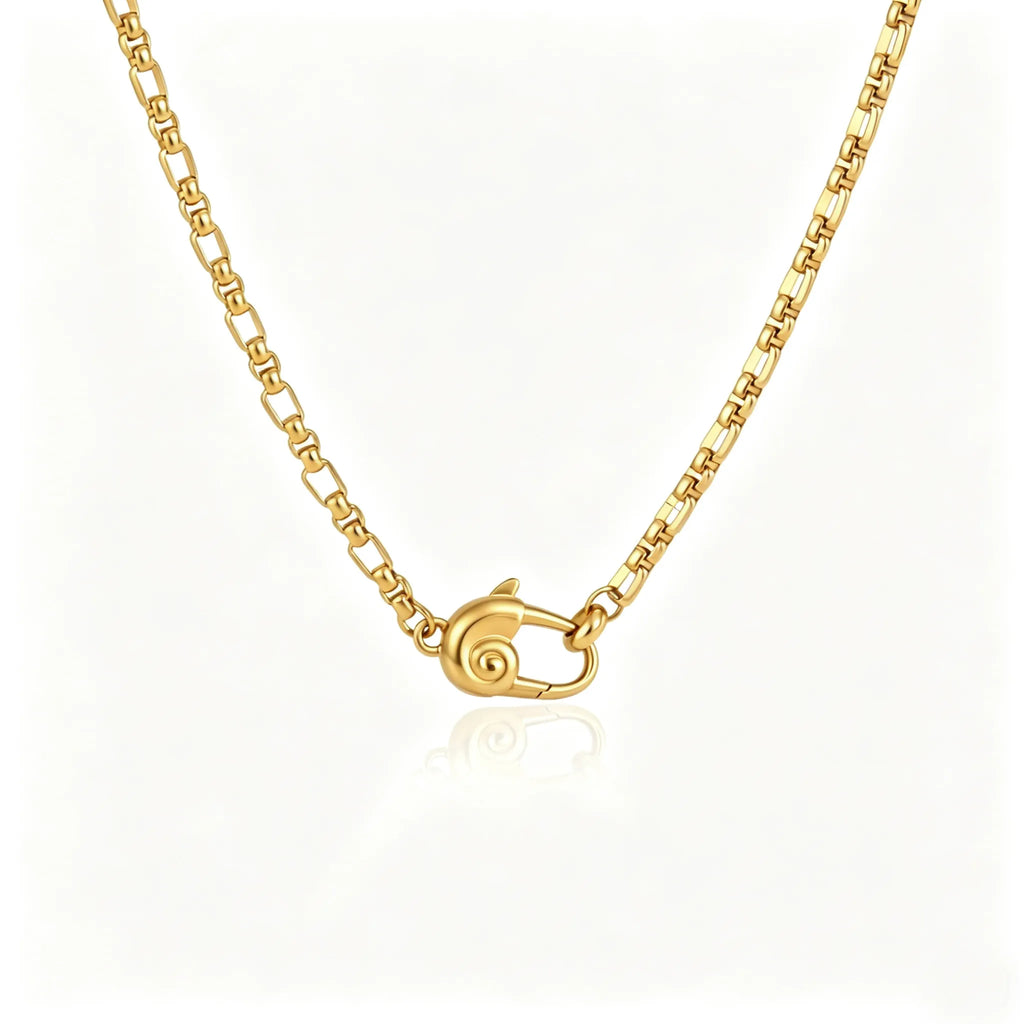 DIY Charm Necklace System | Waterproof Stainless Steel & Zirconia Interchangeable Jewelry