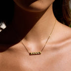 French Vintage Amour Pendant Necklace | Waterproof 18K Gold