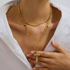 Waterproof Cross Pendant Necklace