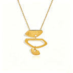 Waterproof Gold Geometric Modern Y-Necklace