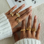 Waterproof Lace Crown Ring