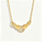Waterproof CZ & Paperclip Layered Necklace