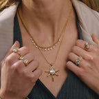 Waterproof Pear-Cut CZ Necklace
