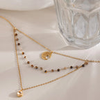 Waterproof Celestial Layered Necklace