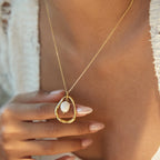 Waterproof Baroque Freshwater Pearl Teardrop Necklace