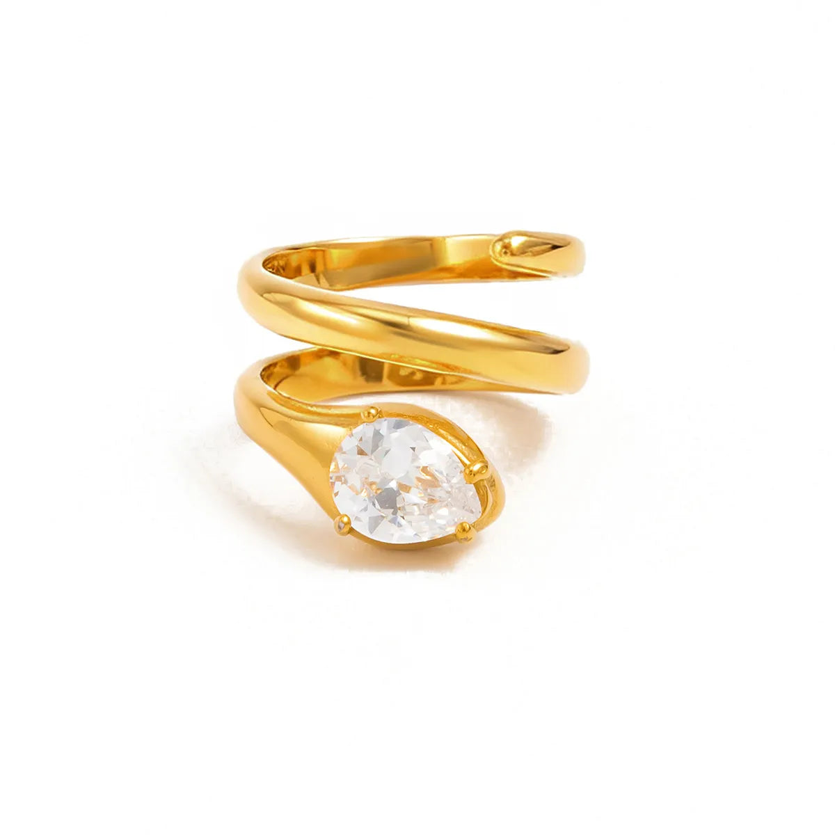 Waterproof Adjustable Snake Wrap Band Ring