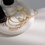 Waterproof CZ Crystal Cuff Bracelet