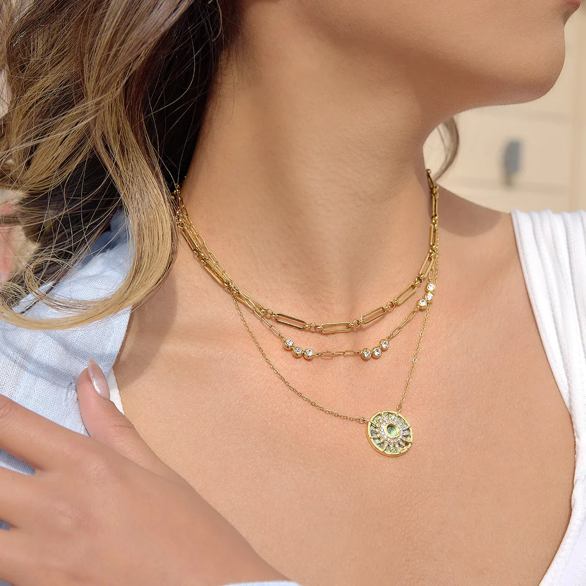 Dainty Pendant Necklace – Waterproof Stainless Steel