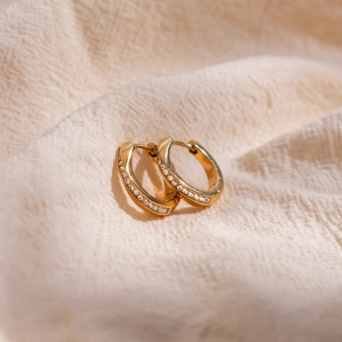 Clean Girl Stud Earrings – Waterproof Stainless Steel