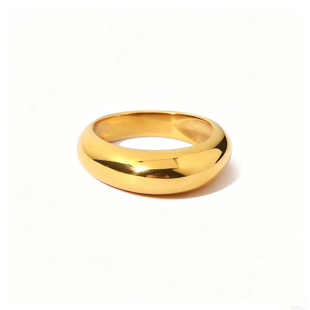 Waterproof Baguette Zirconia Eternity Open Ring