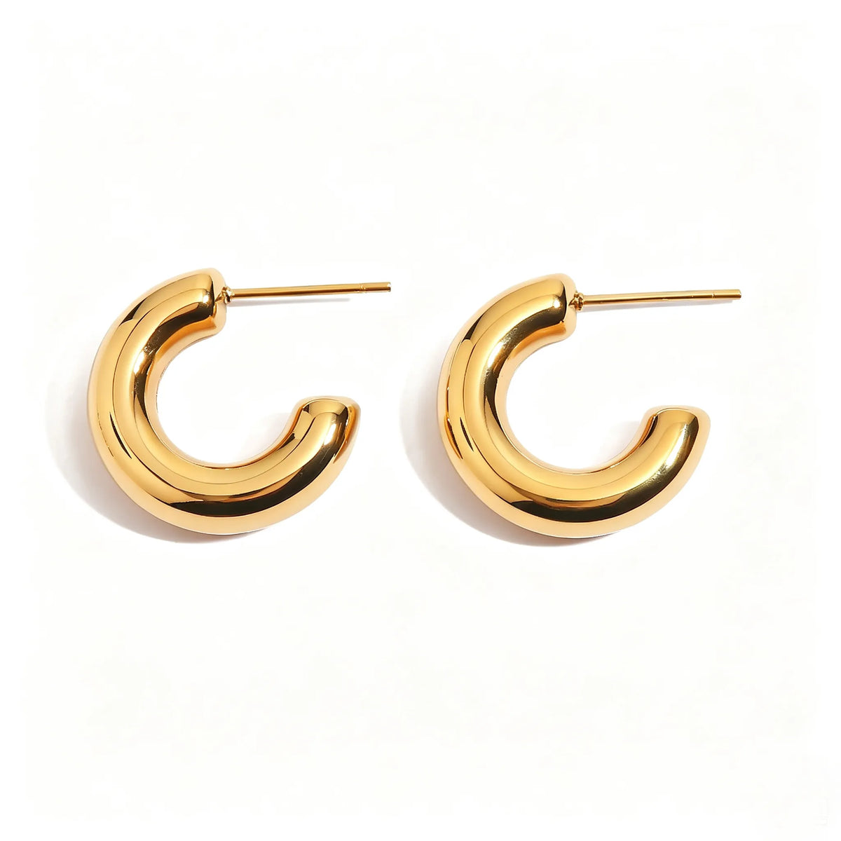 Waterproof Pavé Zircon Ear Stud & Ear Cuff