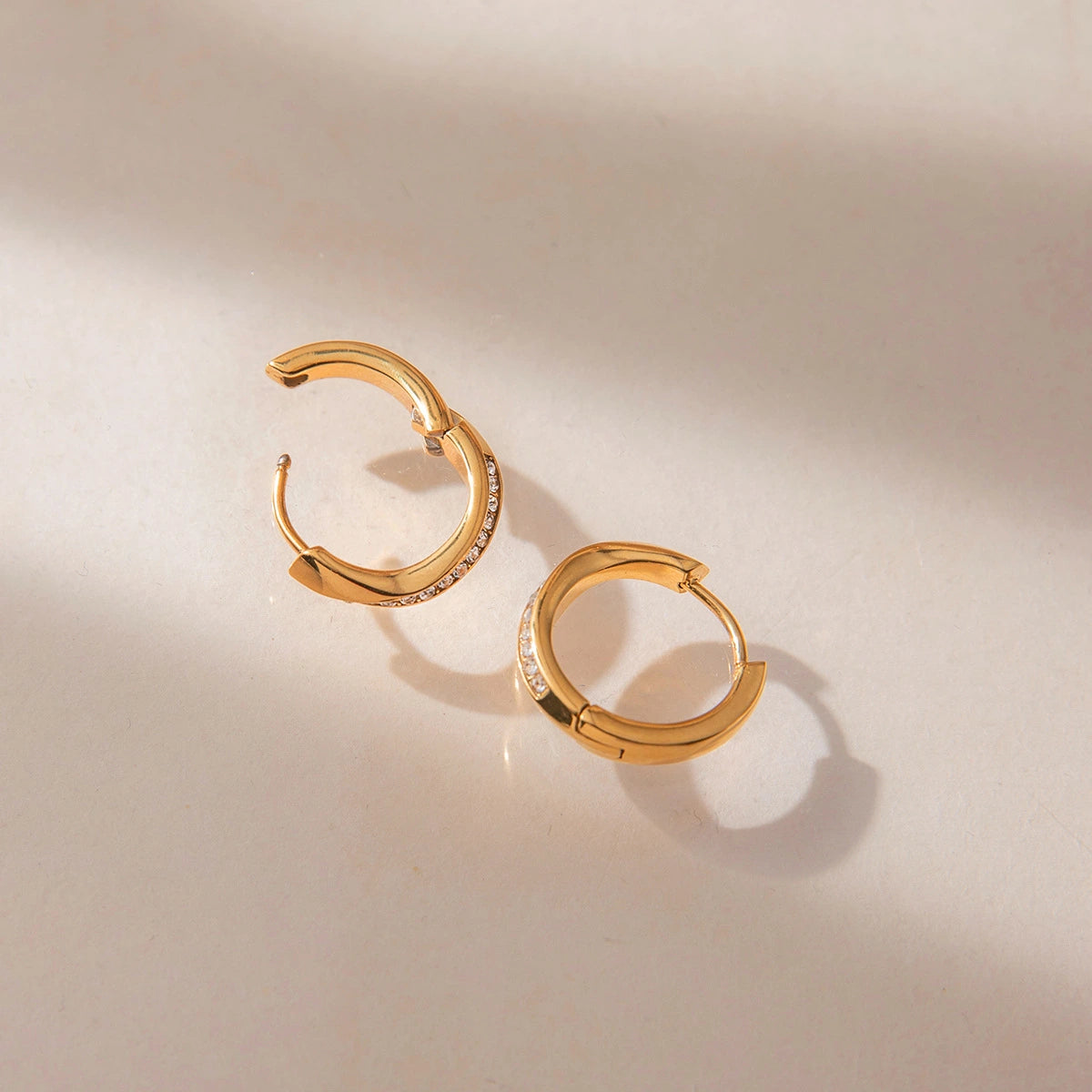 Clean Girl Stud Earrings – Waterproof Stainless Steel