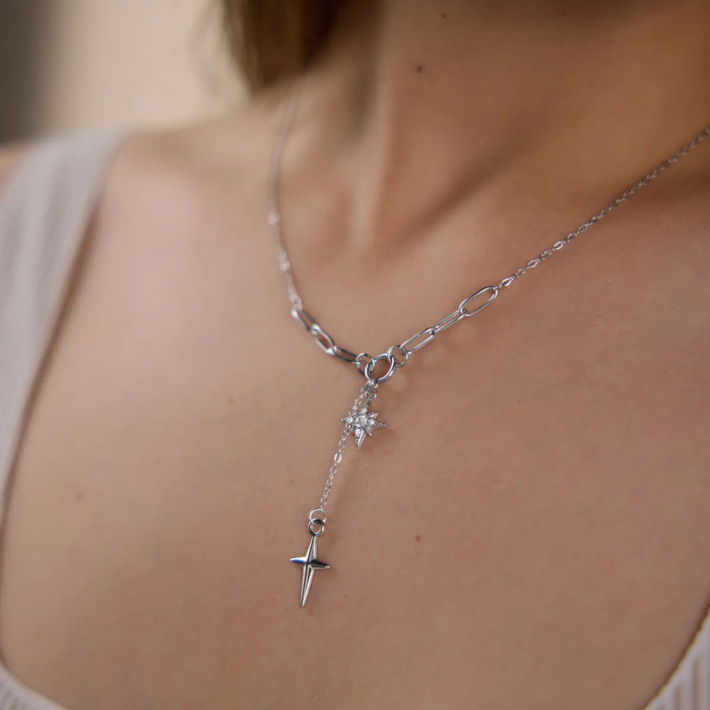 Waterproof Star Lariat Y-Necklace
