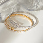 Shining Open Cuff Bracelet | Waterproof 18K Gold