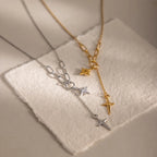 Waterproof Star Lariat Y-Necklace