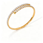 Shining Open Cuff Bracelet | Waterproof 18K Gold