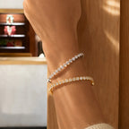 Shining Open Cuff Bracelet | Waterproof 18K Gold