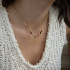Waterproof Colorful Beaded Charm Necklace Collection