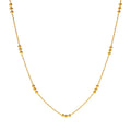 Satellite Bead Chain Necklace – Waterproof 18K Gold