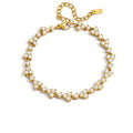 Waterproof Gold Stackable Chains CZ Bracelet