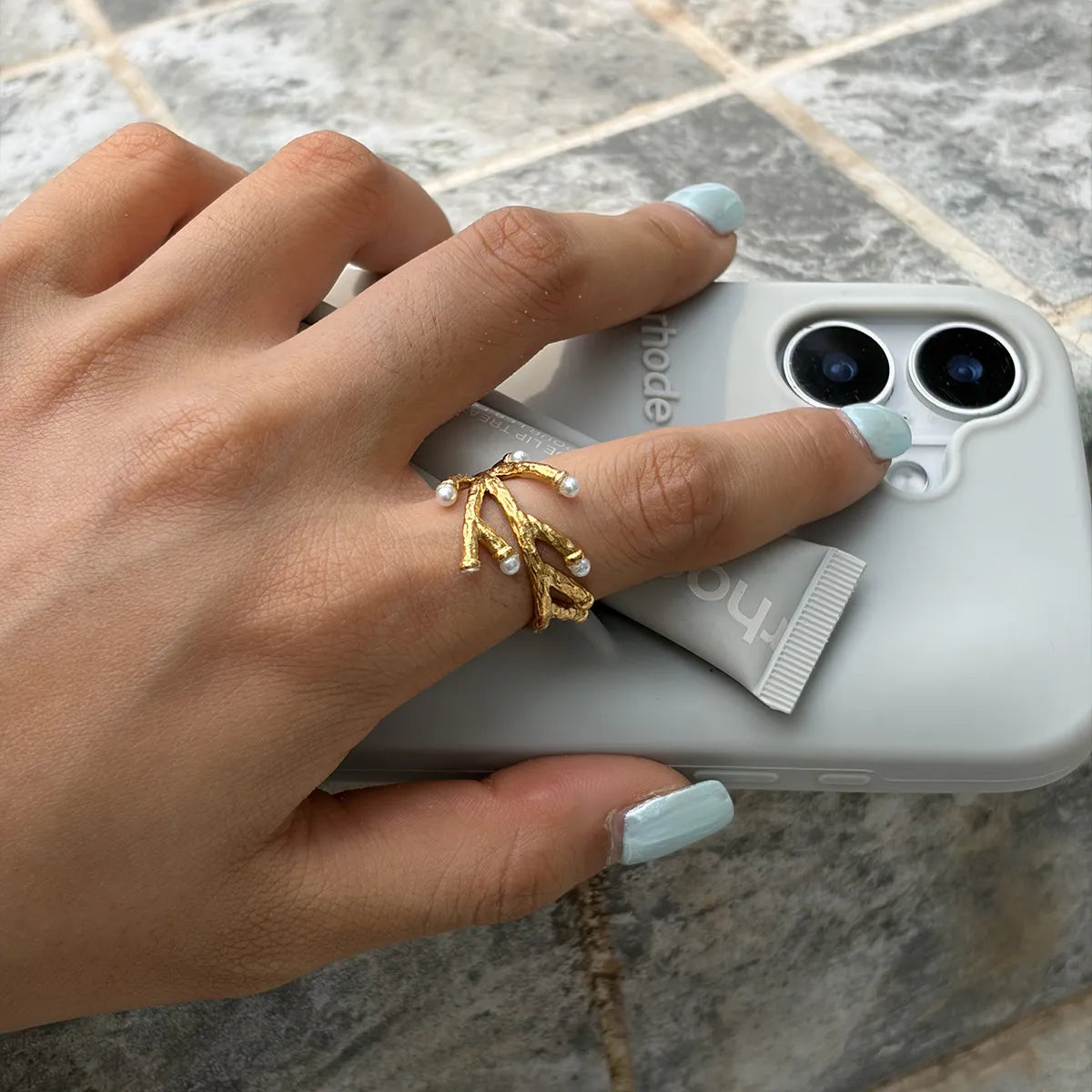 Ocean Adjustable Ring Set – Waterproof Stainless Steel