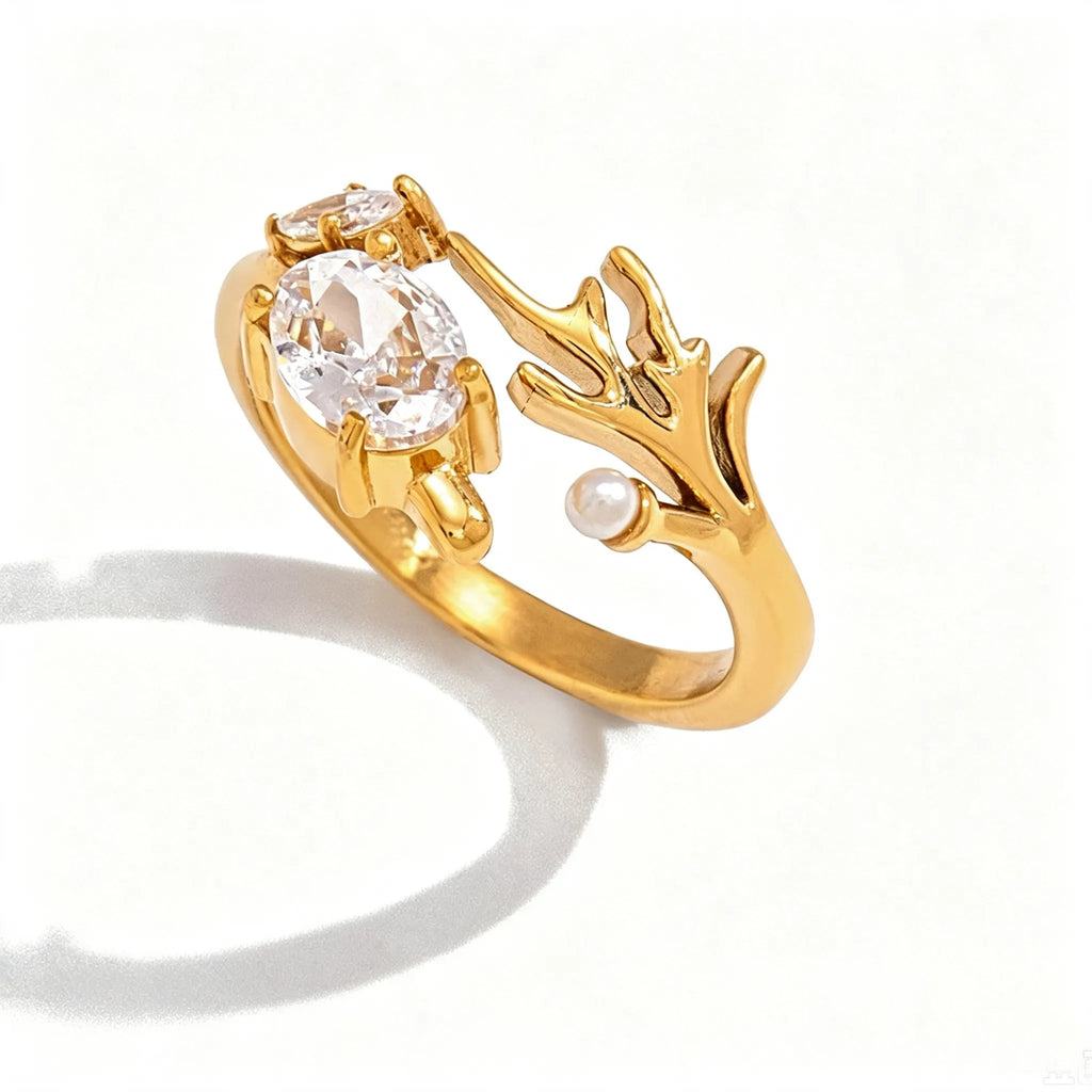Ocean Adjustable Ring Set – Waterproof Stainless Steel