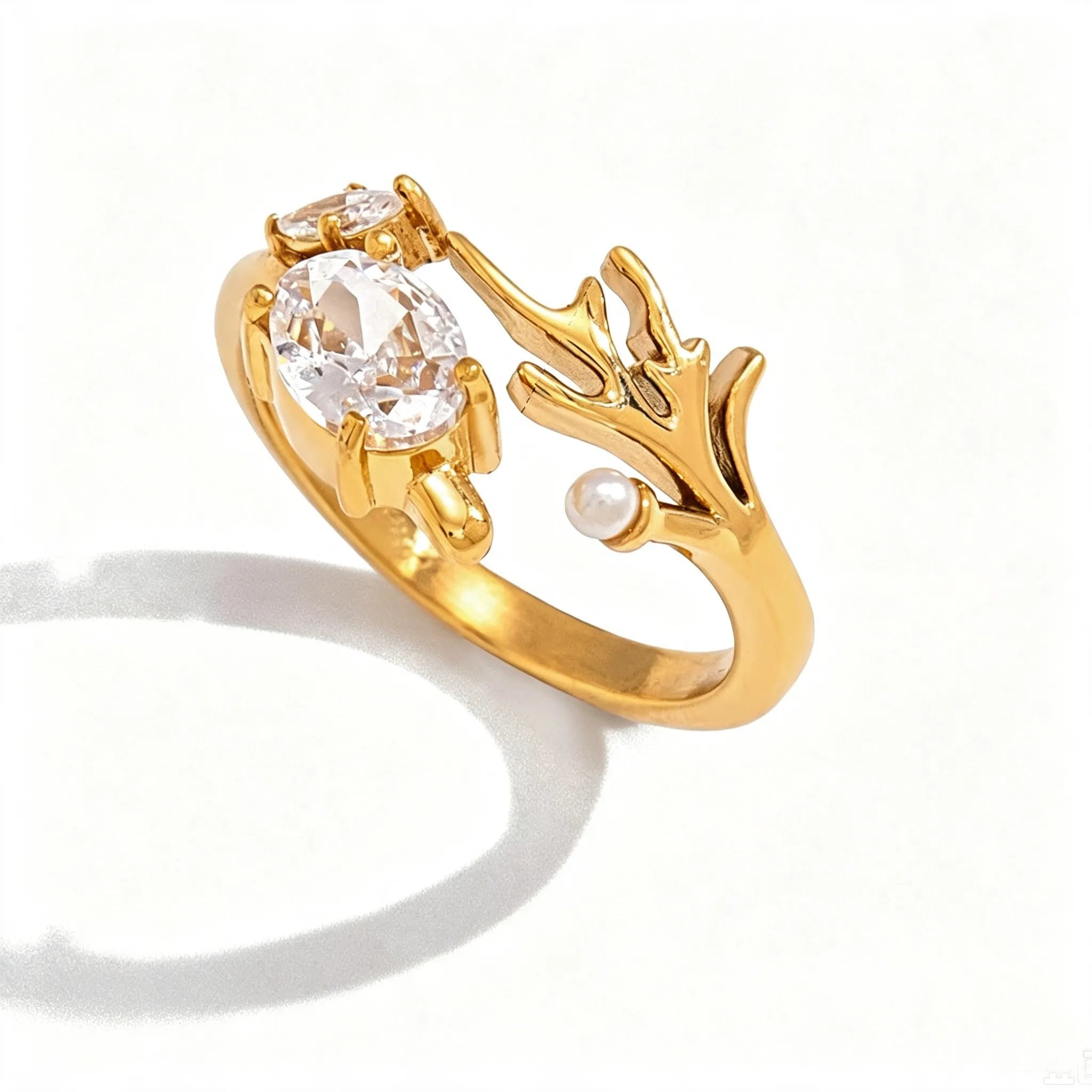Ocean Adjustable Ring Set – Waterproof Stainless Steel